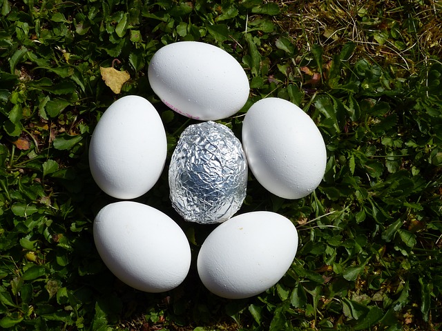 zabelené vejce
